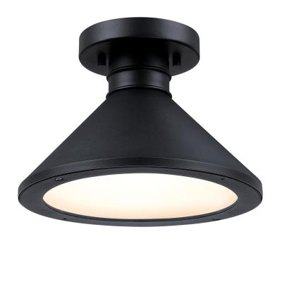 28 cm, Walter One-Light Outdoor Semi-Flush Mount Ceiling Fixture