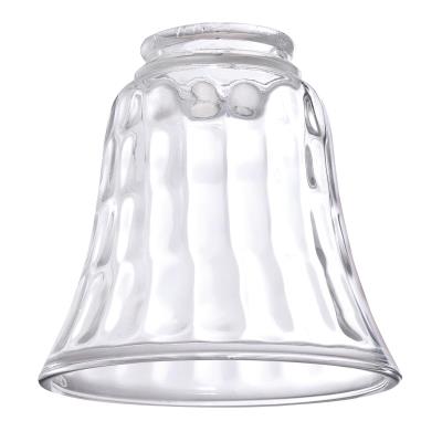 Beveled Clear Glass Bell Shade