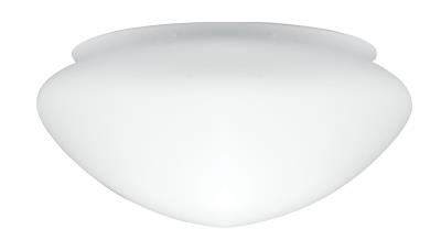 13,1 cm Opal Frosted Glass Mushroom Shade